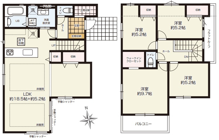 東久留米市幸町4期　全1棟　1号棟
