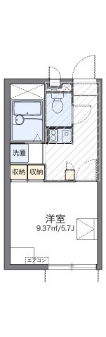 【間取り】 | レオパレスジュネス紫竹