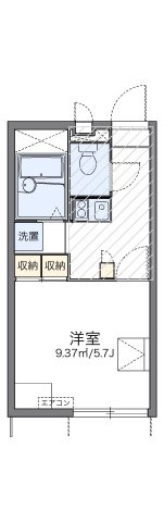 【間取り】 | レオパレスジュネス紫竹