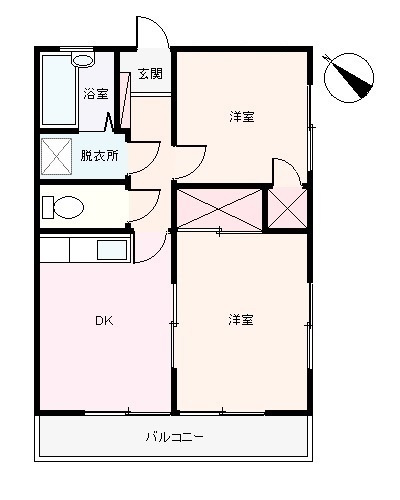 S0578R　ピニエール下田の間取り