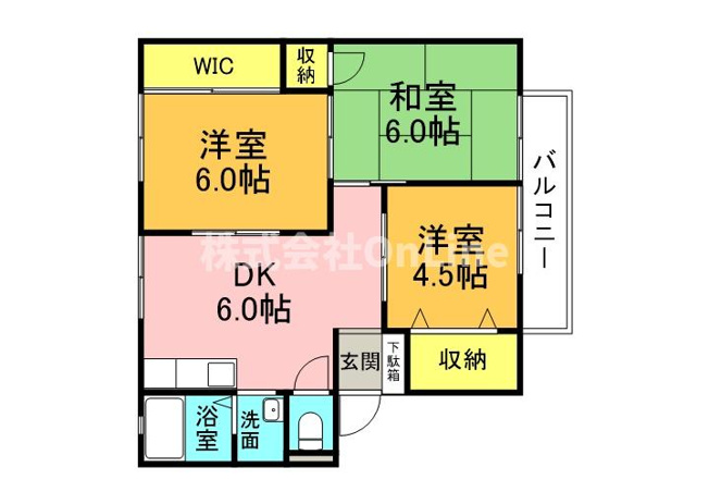 【間取り】 | ルミエール永畑B