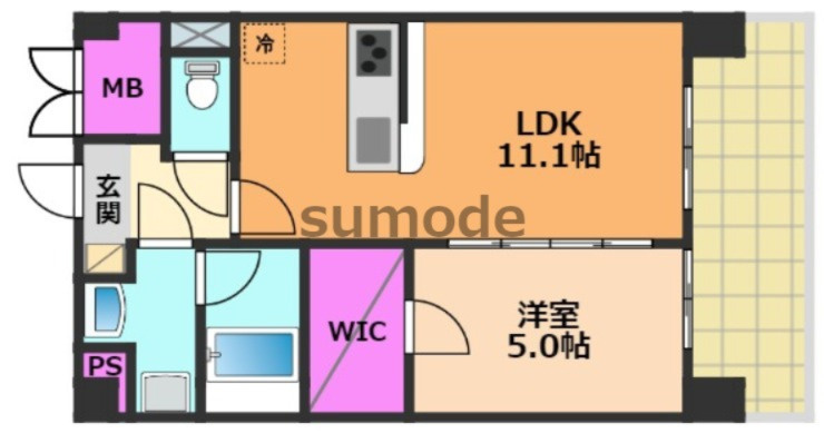 デルスールラローザの間取り