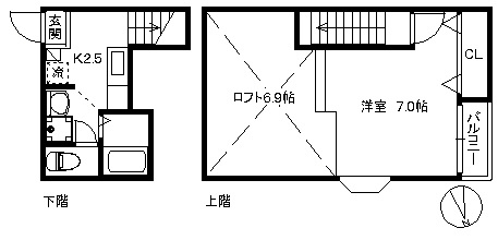 【間取り】 | トロープ姪浜