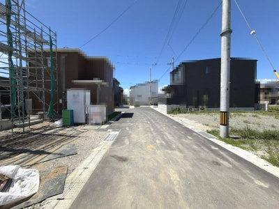 【前面道路含む現地写真】 | 新築住宅　南国市大そね甲６期①