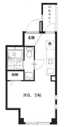 ファブール中村橋の間取り