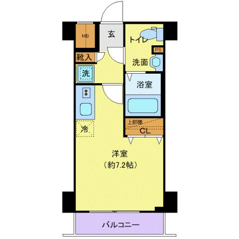 クレヴィスタ大井町の間取り