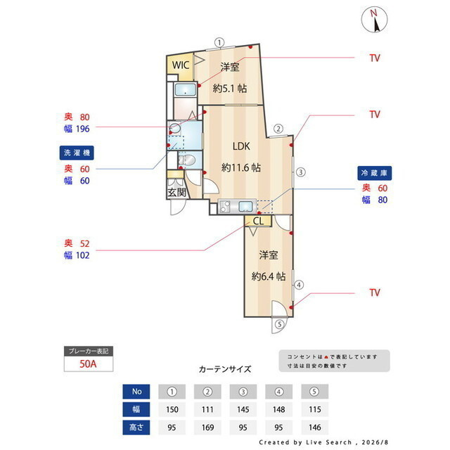 アクロスアベニュー中野新井の内装