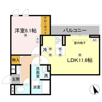 【間取り】 | D-residence川口３丁目　W