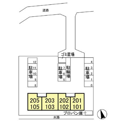 【区画図】 | ニューセジュール三鷹