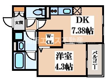 【間取り】 | ALEGRIA長瀬South