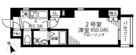 MAISON ASAKUSA G2の間取り
