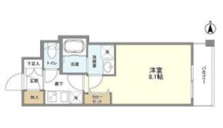 BPRレジデンス江坂の間取り