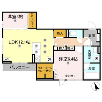 【間取り】 | D-residence川口３丁目　W