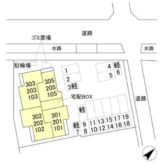【区画図】 | D-residence川口３丁目　W