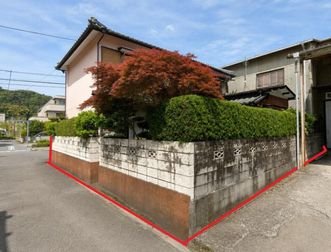 吾川郡いの町駅南町の売地の外観|程よい広さで駐車スペースを作ることもできますね♪