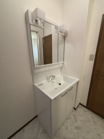 ハイカムールの洗面所