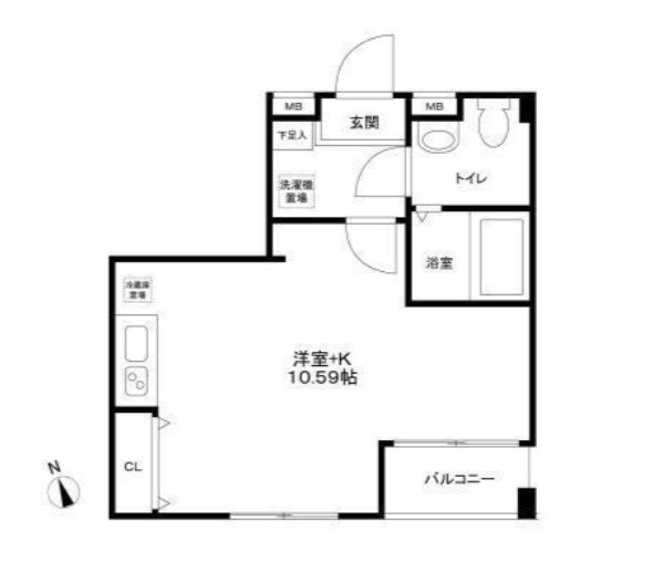 ラヴィエント三ノ輪パークサイドの間取り