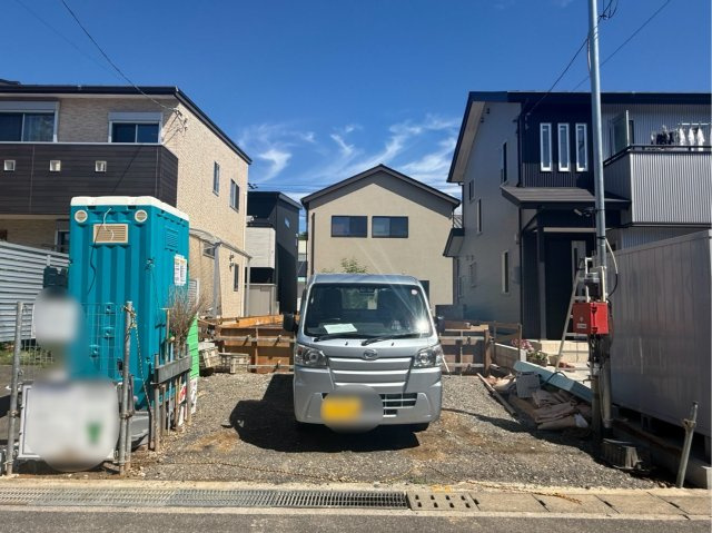 「大型納戸完備」高知市福井町第1　1号棟新築一戸建ての外観|8/19撮影。