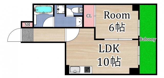 【間取り】 | 大橋マンション五番館