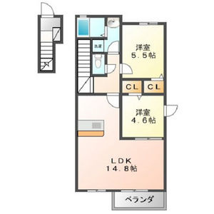 LEGAME(レガーメ)の間取り