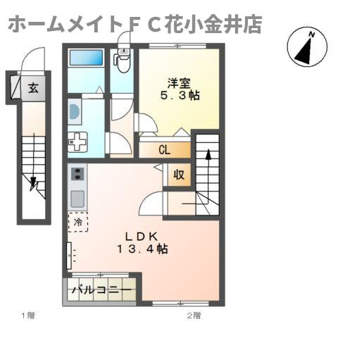 【間取り】 | エクセレンスII