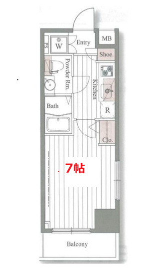 【間取り】 | ドゥーエ大森 | 間取りです