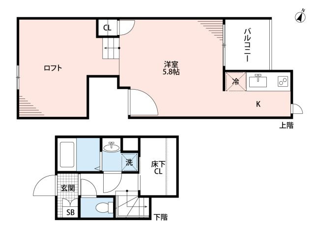 ＣＢドエル鳥栖の間取り
