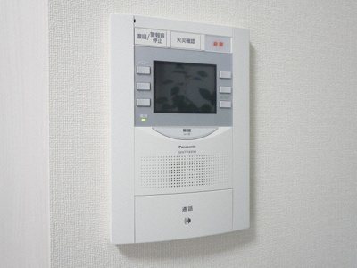 【セキュリティ】 | スプランディッド天王寺パークサイド | モニター付きインターホンです