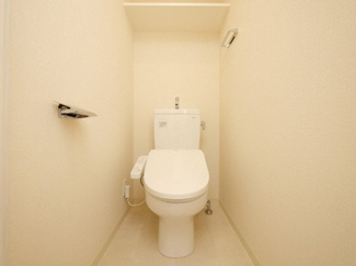 【トイレ】 | スプランディッド天王寺パークサイド | 落ち着いた色調のトイレです