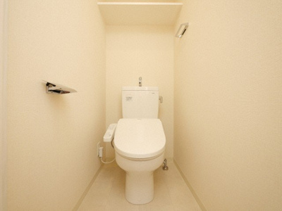 【トイレ】 | スプランディッド天王寺パークサイド | 落ち着いた色調のトイレです