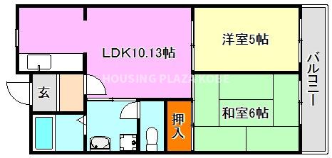 マインドパレス須磨浦の間取り