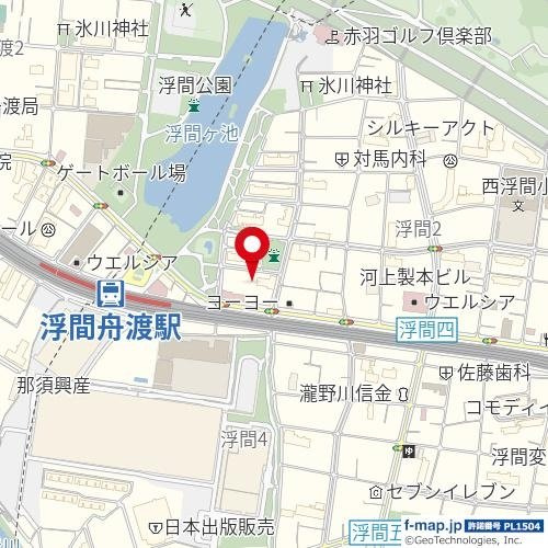 グラントゥルース浮間公園の地図