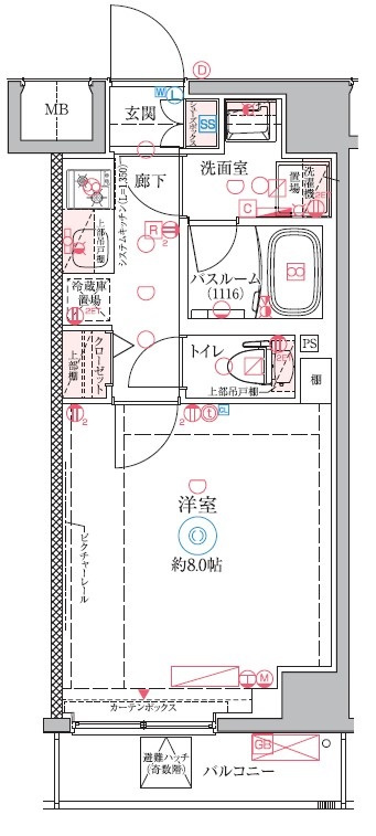 クレヴィスタ梅島の間取り