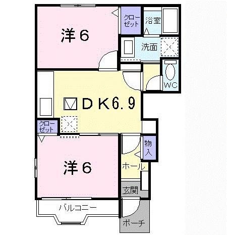 プリティ－ユニゾンの間取り