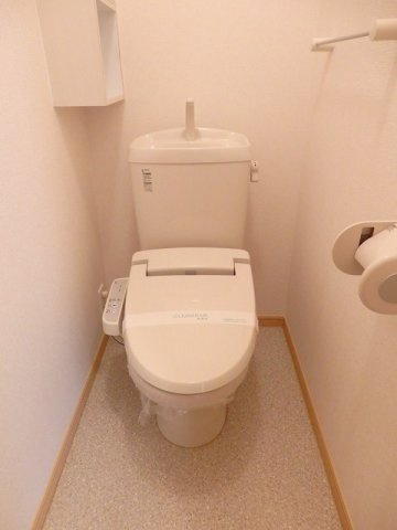アプリコット　Ｃのトイレ|清潔感のあるトイレです