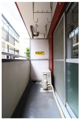 ユースフル田園調布のバルコニー