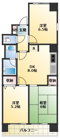 第６石井ビルの間取り