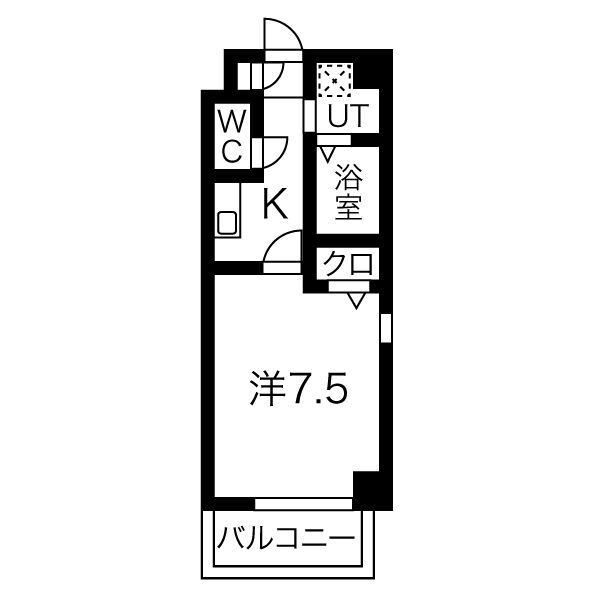 エスポワール亀島の間取り
