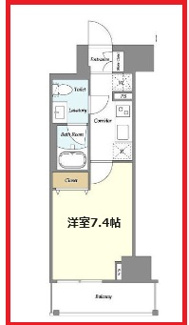 【間取り】 | グランカーサ三ノ輪Ⅳ