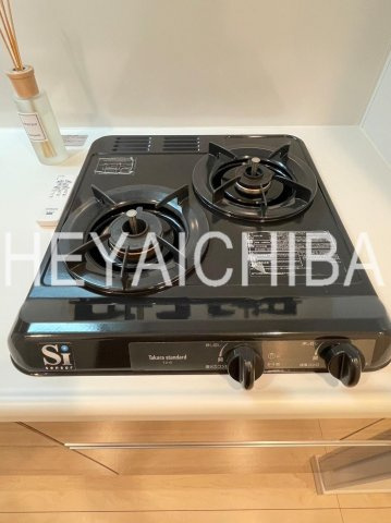 ステージファースト蔵前アジールコートのキッチン|2口コンロ