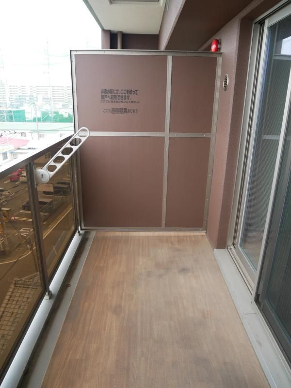 T.T城西　西新小学校区のバルコニー|T.T城西