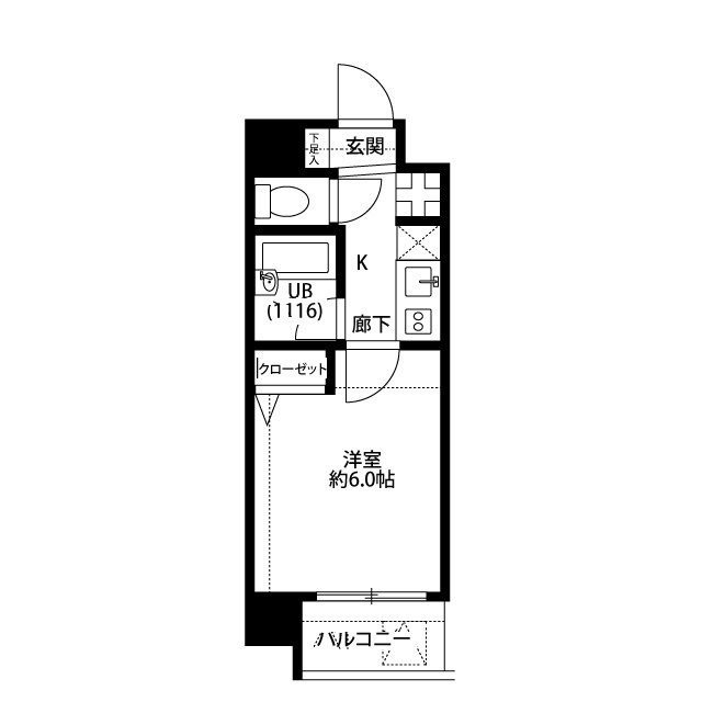 プレール大森EASTの間取り|間取りです。