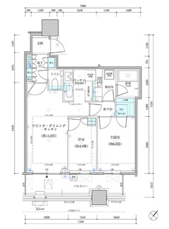 【間取り】 | パークタワー勝どきサウス
