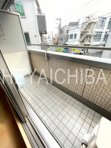 アルテールA棟のバルコニー