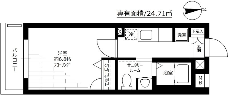 アルテールA棟の間取り