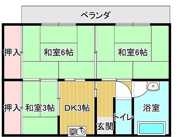 ハシムコウの間取り