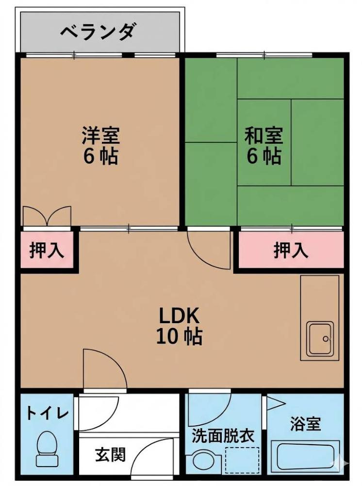 丸矢マンションの間取り