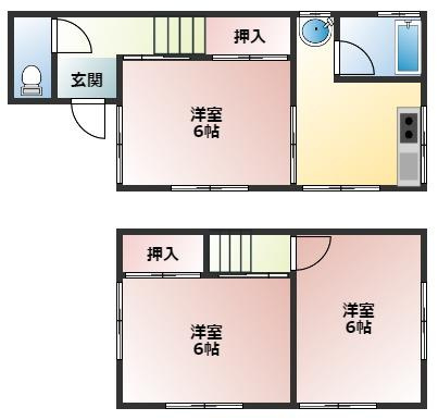 鳴神戸建　115-21の間取り