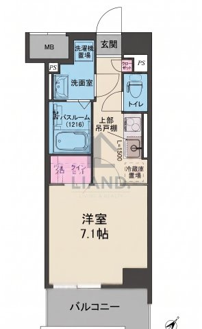 ドゥバーグ渡辺通　春吉小学校区の間取り|ドゥバーグ渡辺通