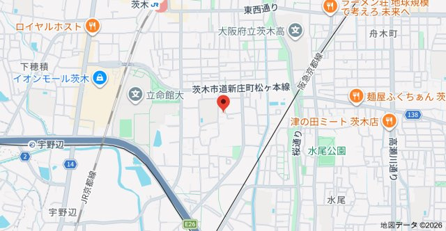 吉田ハイツの地図